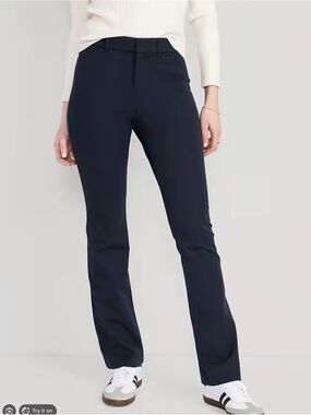 Old Navy Women's Navy Boot-Cut Trousers